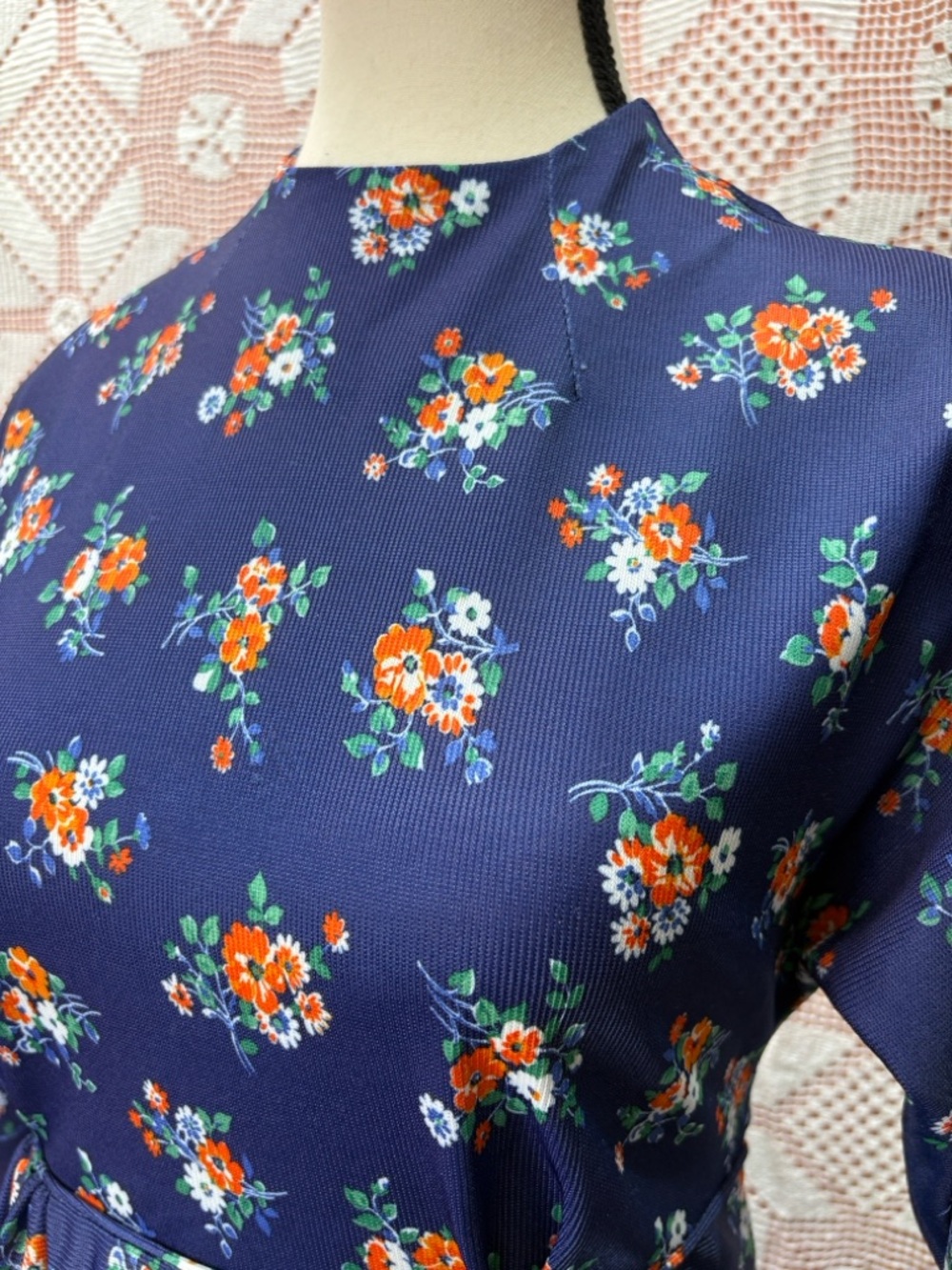 Vintage Mary Jane Floral Prairie Maxi Dress Size 8 - Picture 4 of 13